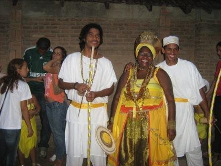 Afoxé Ayó Delê - Xirê Iriti Lonã 2009 - Rafael, Rainha de Ijexá e Ratinho