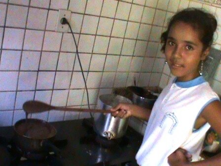 Compartilhando momentos doces e achocolatados