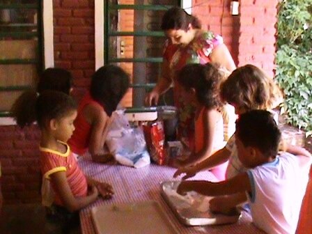 Compartilhando momentos doces e achocolatados