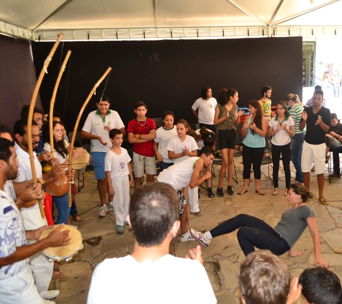 Oficina de Capoeira Angola no IFG