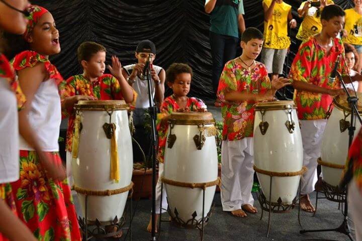 Apresentação do Jongo no Festival de Artes do IFG