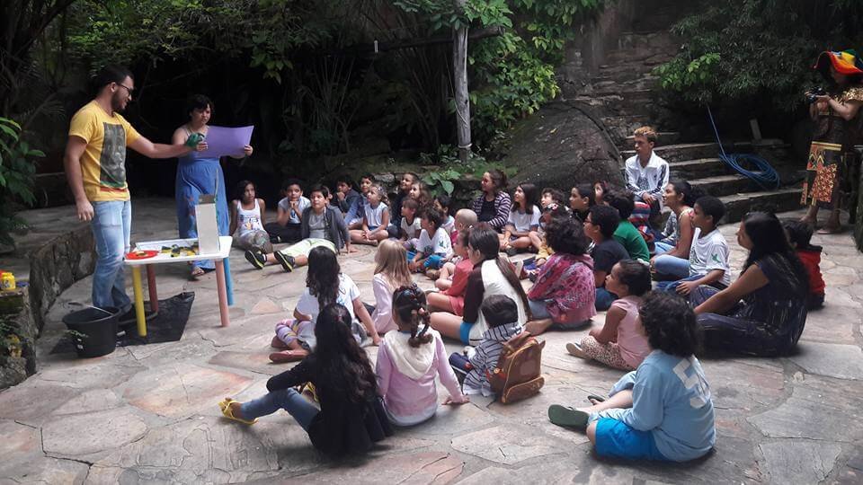Primeira semana de aula na Escola Pluricultural Odé Kayodê 2017.