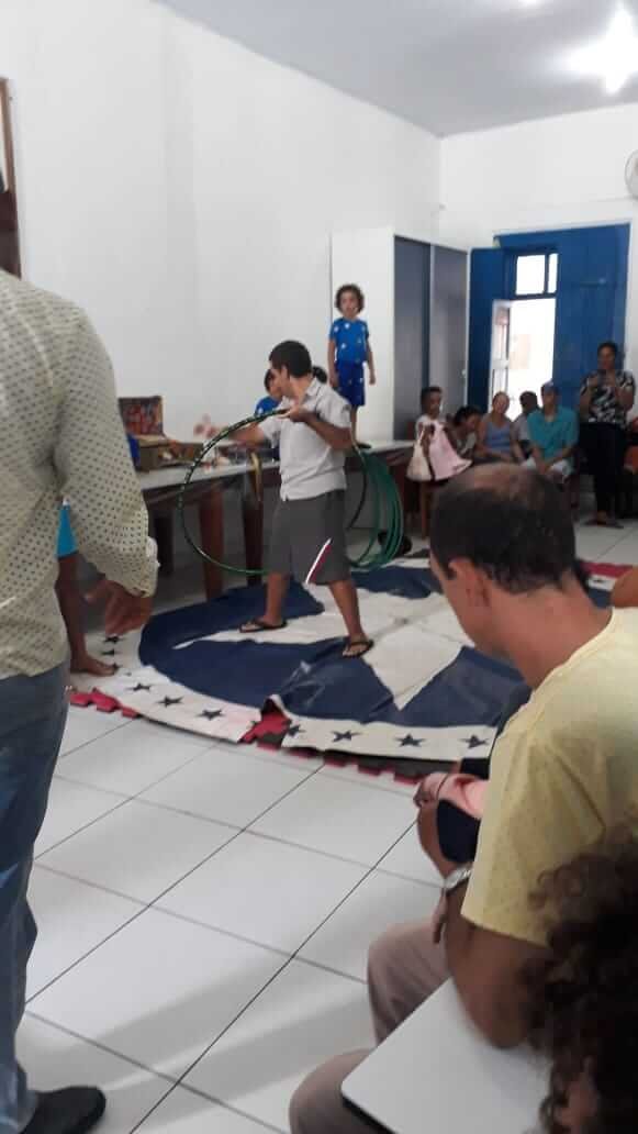 Vila, lá na APAE