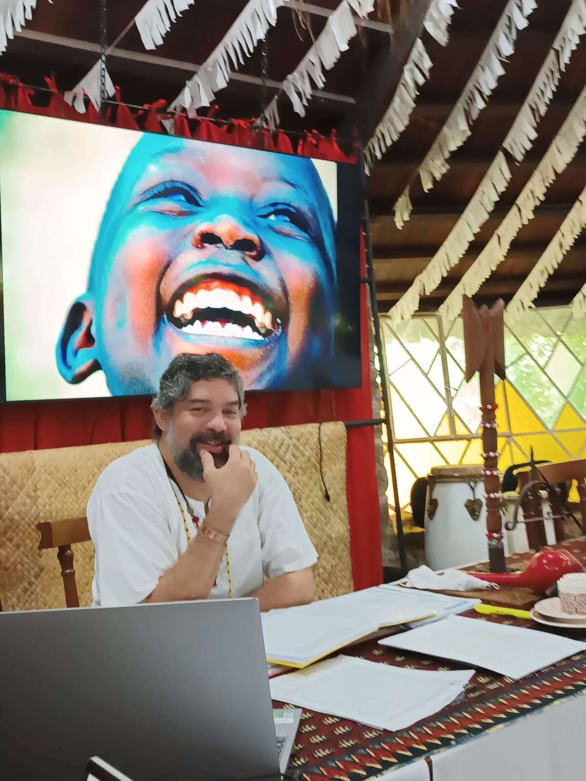 Formação com educadores da Vila Esperança sobre o Projeto Ancestralidade