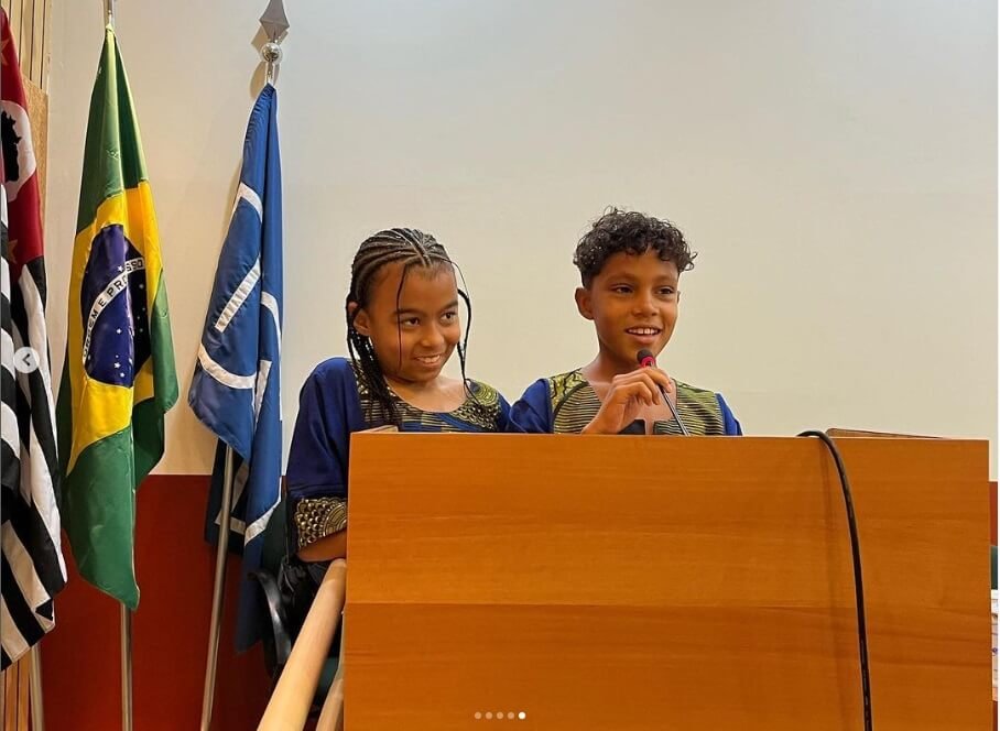 Vila Esperança no seminário “A Educação Integral e Transformadora é Antirracista”, promovido pelo Escolas2030 na USP.