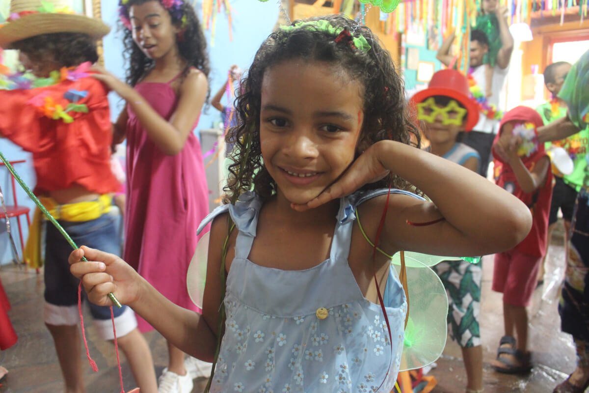 Gritinho de Carnaval na Escola Pluricultural Odé Kayodê